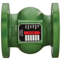 Product Image -3 Inch Silent Check, Cast Iron, Globe, 125 Flanged, Ss Trim, Lead Free