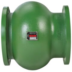 Product Image - 12 Inch Silent Check, Cast Iron, Globe, 125 Flanged, Ss Trim, Lead Free