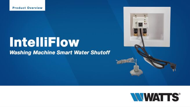 Watts Intelliflow A2C-SC 1/2 Washing Machine Automated Smart Water Shutoff Valve