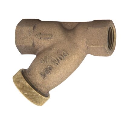 2 Y-Pattern Strainer, Class 150 WOG/WSP, Brass Valve