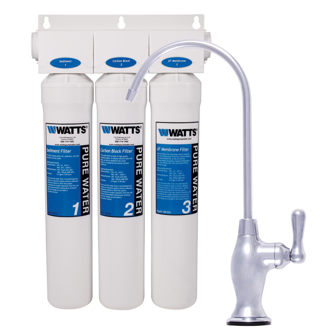 Filtre à eau WPRO de filtration - EFK001