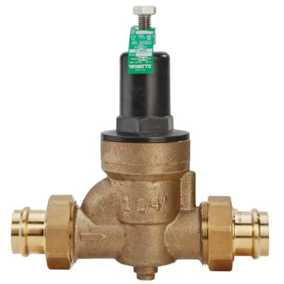 Watts LF25AUB-G-HP-Z3 1, Water Pressure Reducing Valve, 1 Inch Inlet, 75  To 125 Psi Pressure