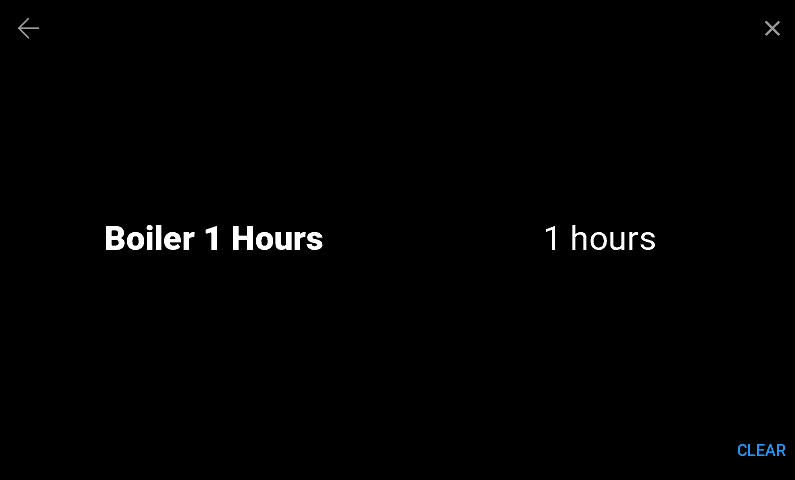 Boiler 01 to 16 Service Hours Alert