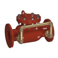 Product Image Steel detector check valve flange with bypass and no meter 