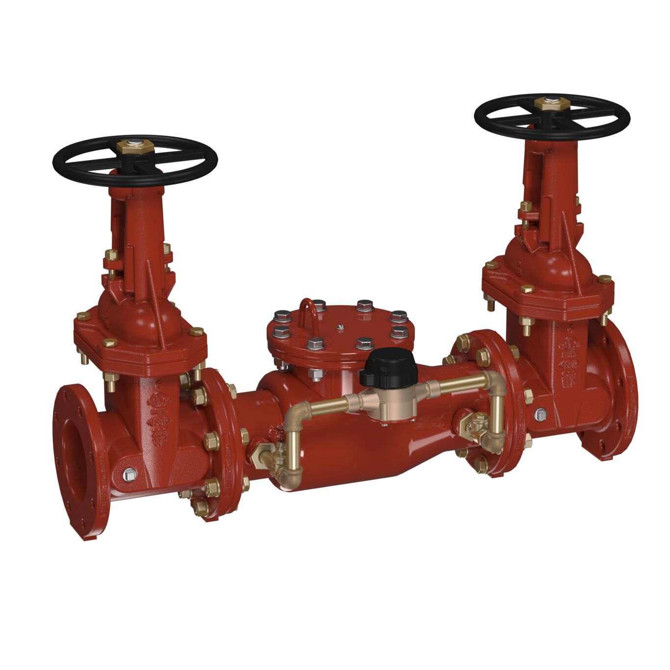 Product Image Steel detector check valve flange by flange with OSY gates and meter