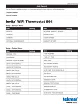 564 - Tekmar 564 - Invita WiFi Thermostat (White)