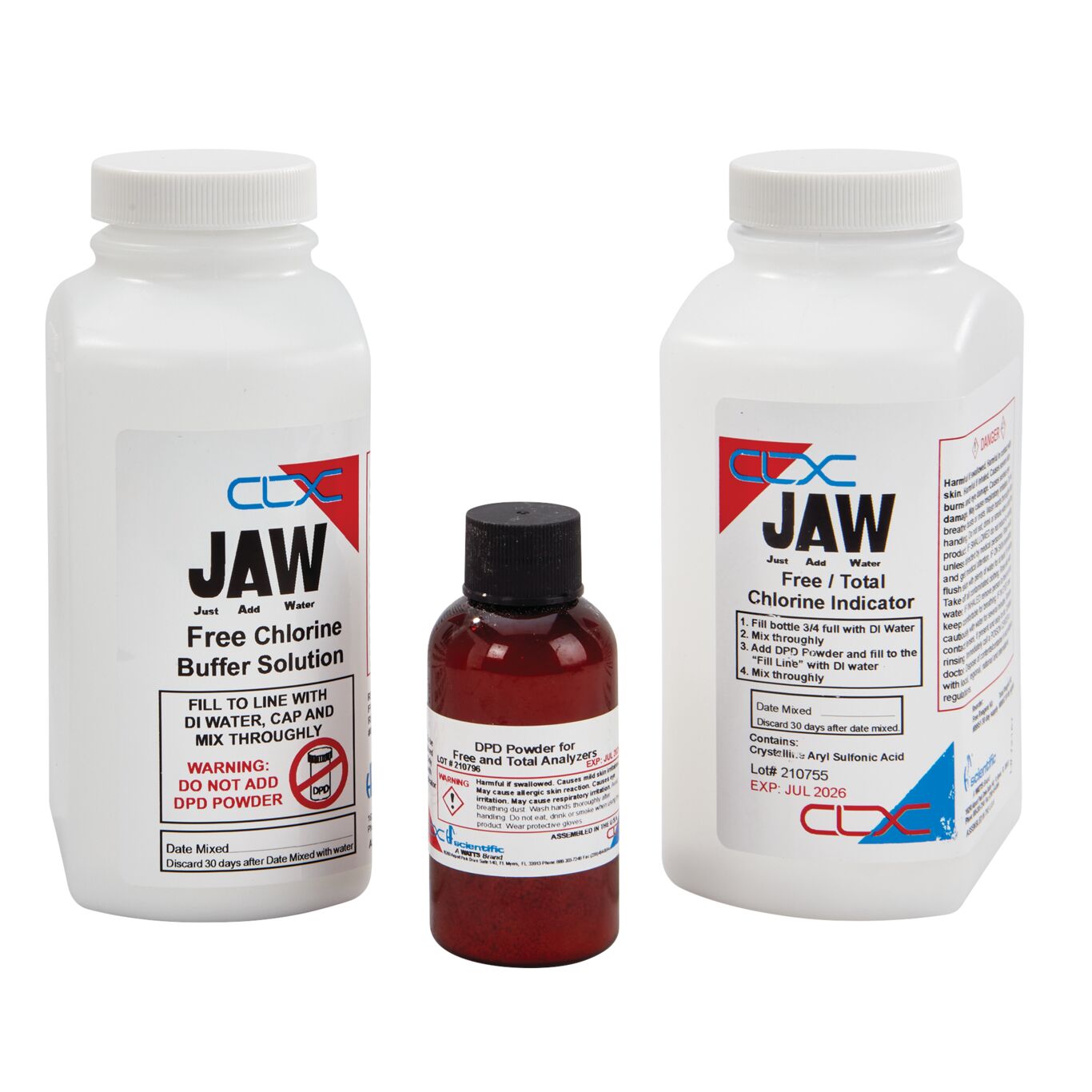 J.A.W. Reagent Kit for Ballast Water Instrumentation - HF scientific