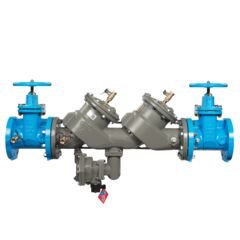 Lead Free MasterSeries In-Line Reduced Pressure Zone Assembly Backflow Preventer, NRS Gates and Flood Sensor