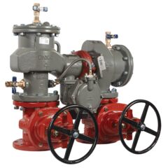 Lead Free MasterSeries N-Pattern Reduced Pressure Zone Assembly Backflow Preventer, Domestic NRS Gates and Flood Sensor