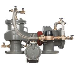 Lead Free MasterSeries N-Pattern Reduced Pressure Zone Detector Assembly Backflow Preventer, Less Shutoff Valve, Meter and Flood Sensor