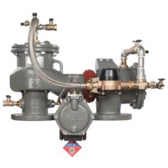 Lead Free MasterSeries N-Pattern Reduced Pressure Zone Detector Assembly Backflow Preventer, Less Shutoff Valve, Meter and Flood Sensor