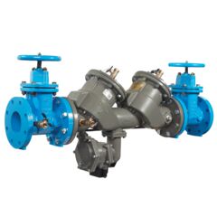 Lead Free MasterSeries In-Line Reduced Pressure Zone Assembly Backflow Preventer, NRS Gates and Flood Sensor