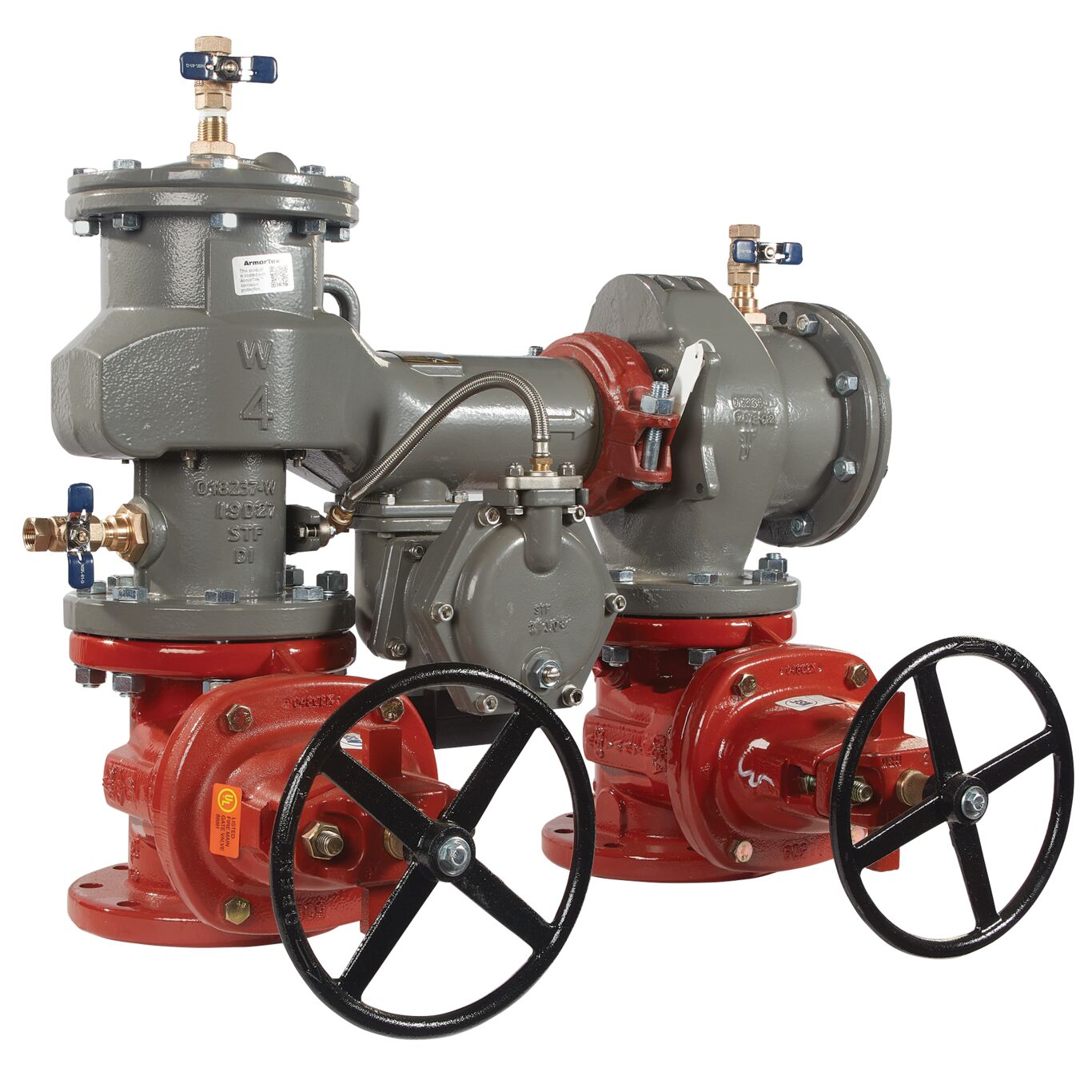 Lead Free MasterSeries N-Pattern Reduced Pressure Zone Assembly Backflow Preventer, Domestic NRS Gates and Flood Sensor