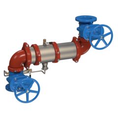 Stainless Steel Reduced Pressure Zone Backflow Preventer Assembly, Maxim, NRS Shutoff Valves, Link Check Modules, Z Pattern