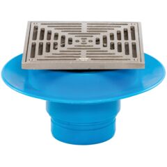 Product Image - Floor Drains Square Blueline FRPP/SS NH - 8x8