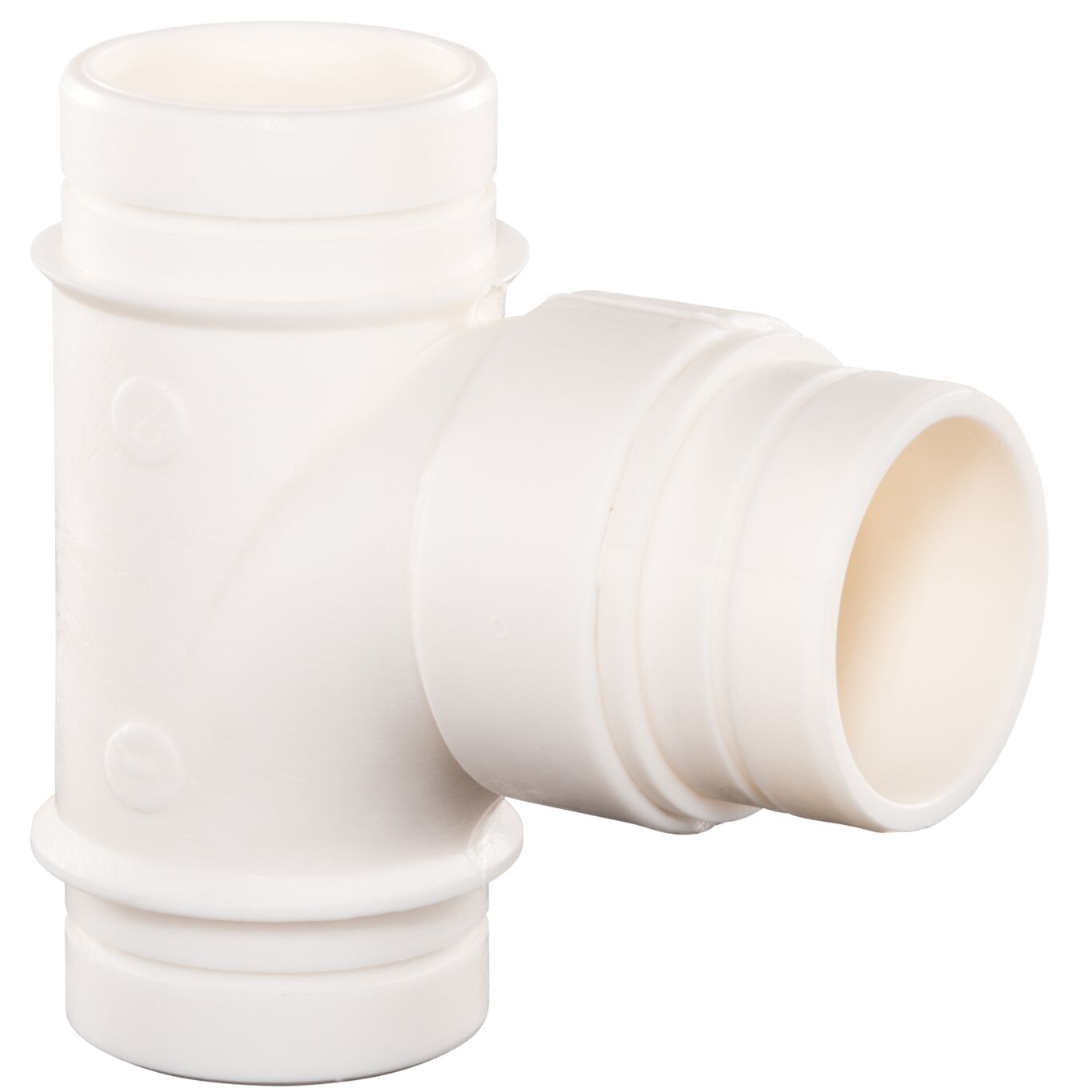 Product Image - Sanitary Tees Plenum Plus PVDF NH - Angle