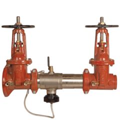 Reduced Pressure Valve Assembly Backflow Preventer, OSY Gates, Flange x Groove and Flood Sensor