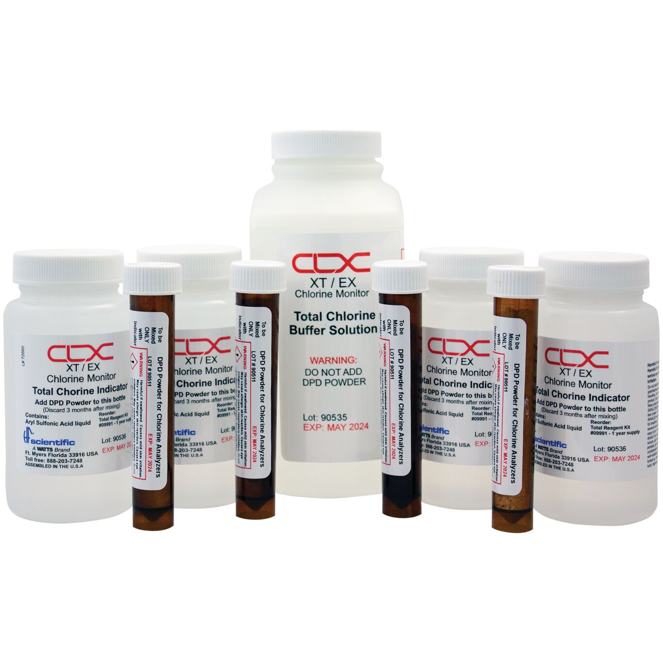 Product Image - Total Chlorine Reagent Kit for CLX-XT, CLX-Ex, and CLX-Ex6