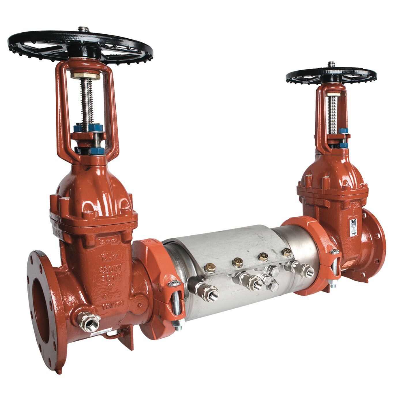 Deringer 20GX Double Check Backflow Preventer with OS&Y Gate Valves