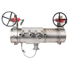 Product Image Stainless Steel Reduced Pressure Zone Backflow Preventer Assembly, Magnum, Integral Butterfly Valves, Grooved End Conn, Dual-Action Check Modules