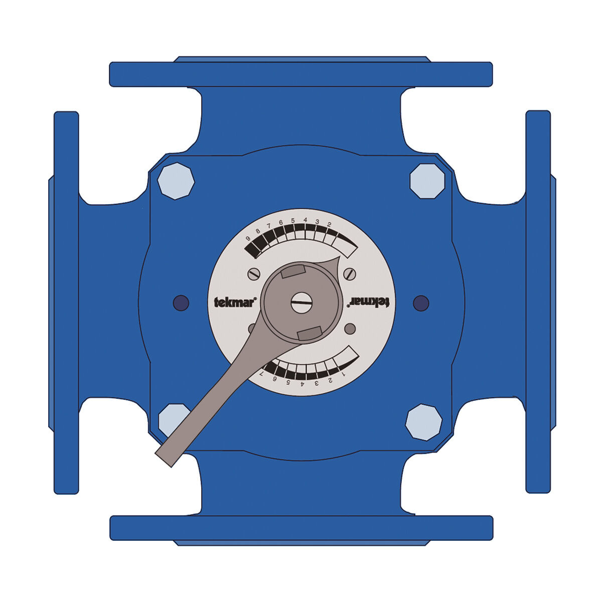 tekmar 4 way valve 024