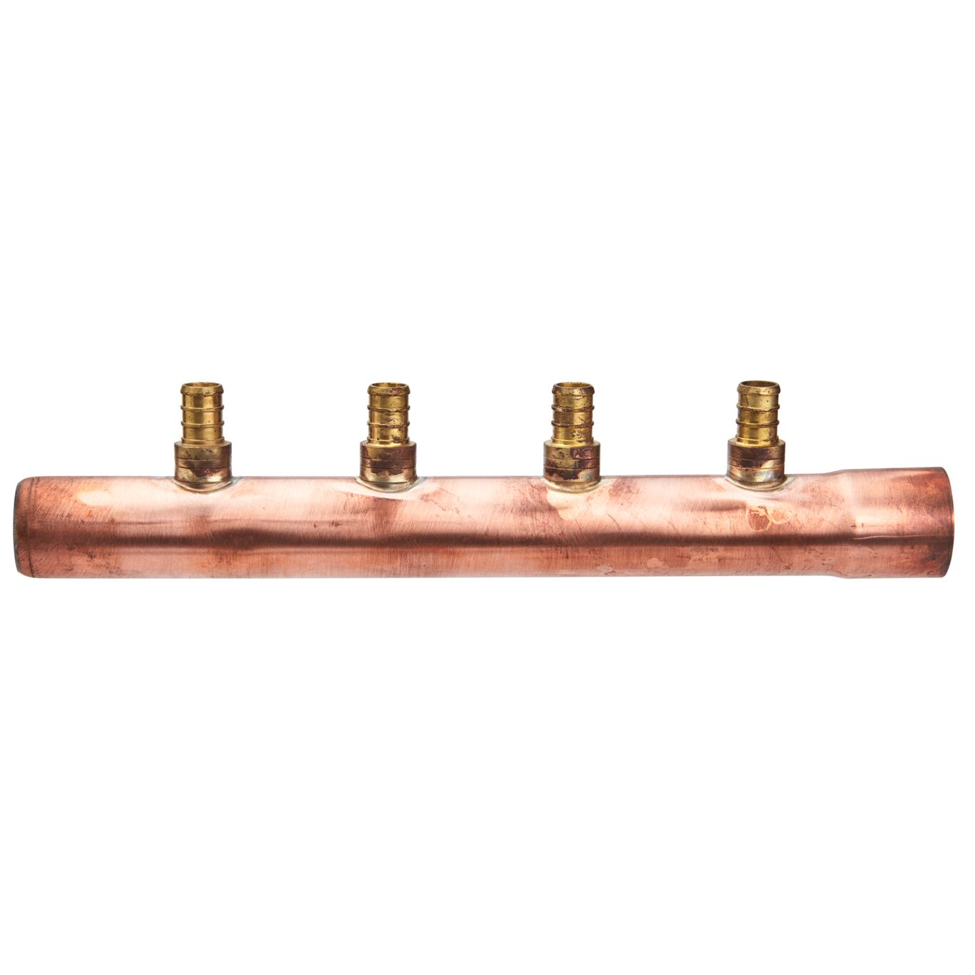 Product Lead Free Closed End X 1 In Swedged End Copper Manifold, 4 Branch X 1/2 Cf FittingsImage 