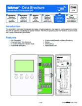 Tekmar 546, Tekmar 546 tekmarNet 4 Thermostat - Two Stage Heat, Two Stage  Cool, Two Fan