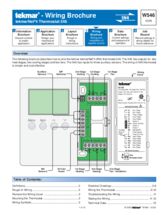 Tekmar 546, Tekmar 546 tekmarNet 4 Thermostat - Two Stage Heat, Two Stage  Cool, Two Fan