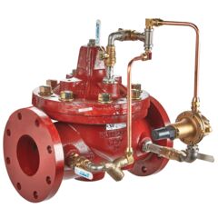 Product Image 4 In Globe Class 150 Flanged Epoxy Coated Pressure Reducing Valve, Full Port, Mustang, Isolation Cocks, Pilot Circuit Y-Strainer